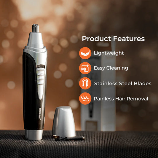 Geepas Handheld Nose and Ear Hair Trimmer