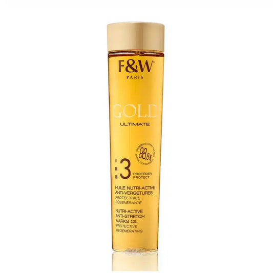 F&W Gold Ultimate 3 Nutri Active Anti Stretch Marks Oil 200ml