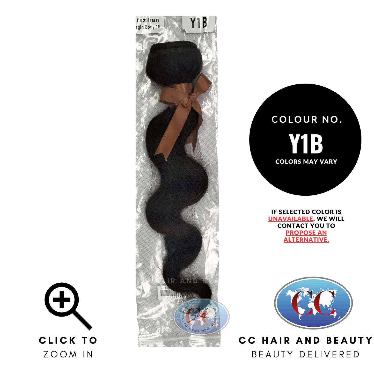 Hair by Sleek 100%Brazilian Virgin Straight Hair - Natural Color