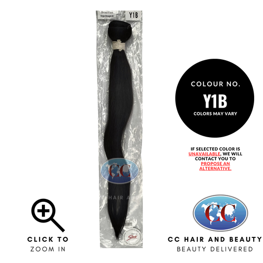 Hair by Sleek 100%Brazilian Virgin Straight Hair - Natural Color -Y1B- 20''