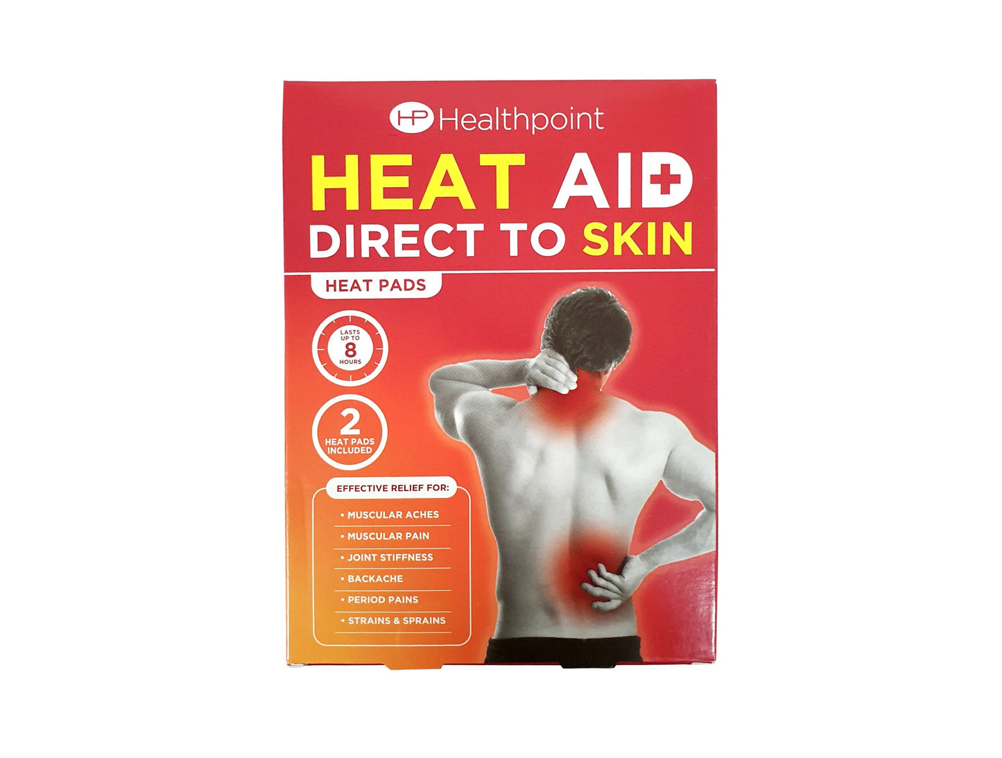 Heat Aid Heat Patch Direct To Skin 09/28