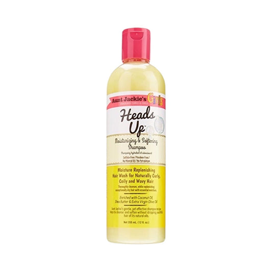 Aunt Jackies Girls Heads Up Moisturizing And Softening Shampoo