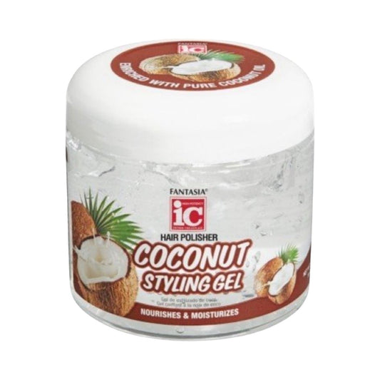 Fantasia Hair Polisher Coconut Styling Gel - 16 Oz