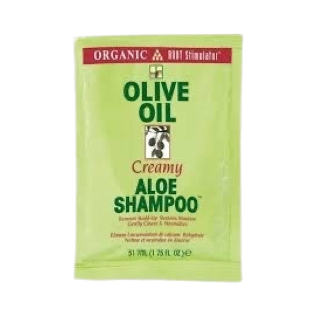 Organic Root Stimulator Olive Oil Creamy Aloe Shampoo Sachet 1.75 Oz
