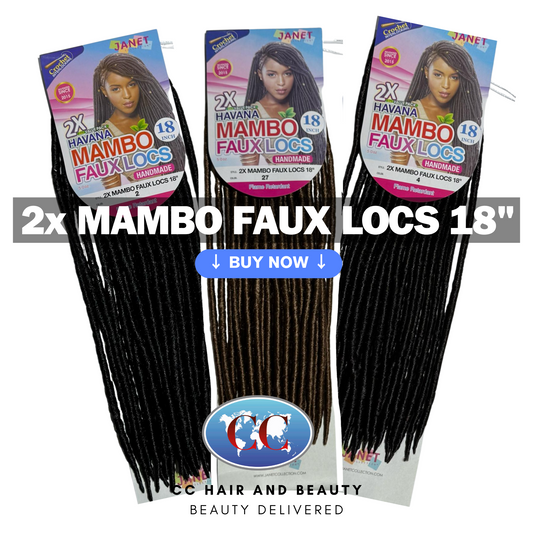 Janet Collection Mono Mambo Faux Locs 18"
