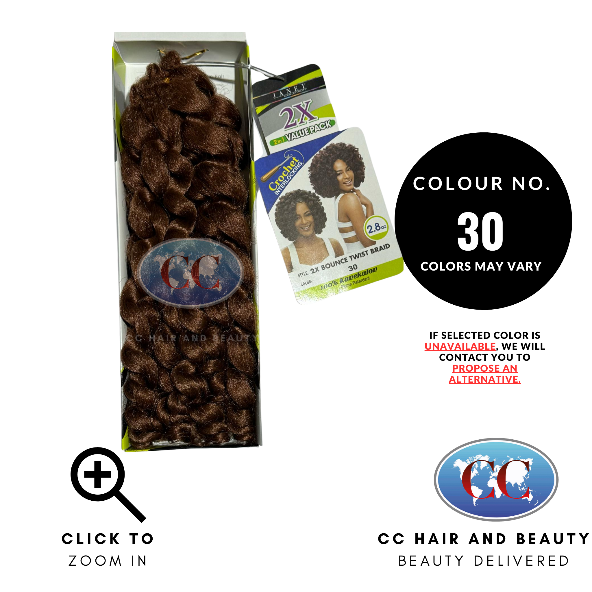 Janet Collection 2X Bounce Twist Braid 2.8 oz