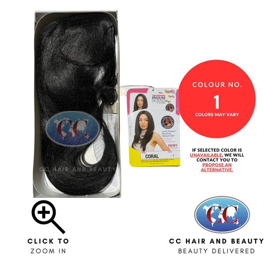 Janet Collection Brazilian Scent Lace Wig - Coral-Colour 1