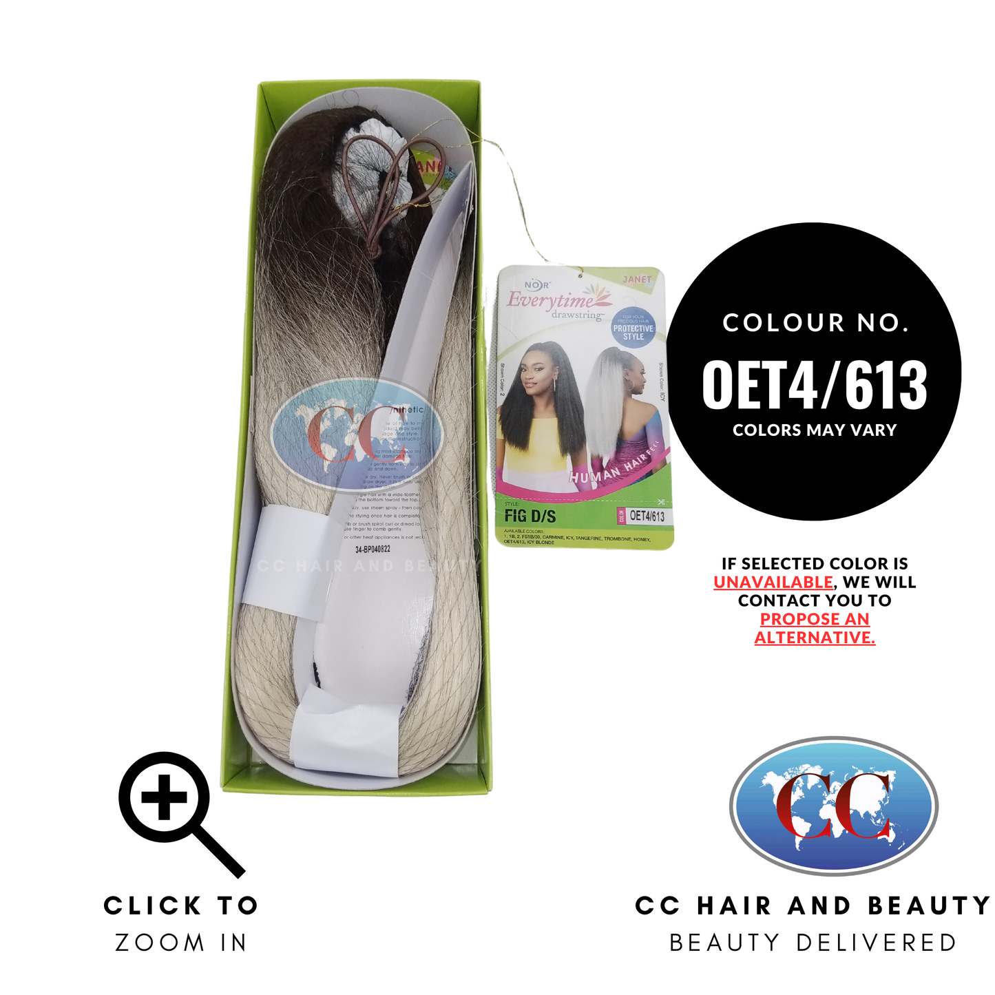 Janet Collection Noir Every Time Syn New Dream Choice Long FIG DS Pony