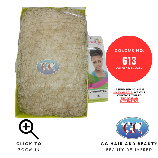 Janet Collection Noir Everytime Draw String - Afro Mini