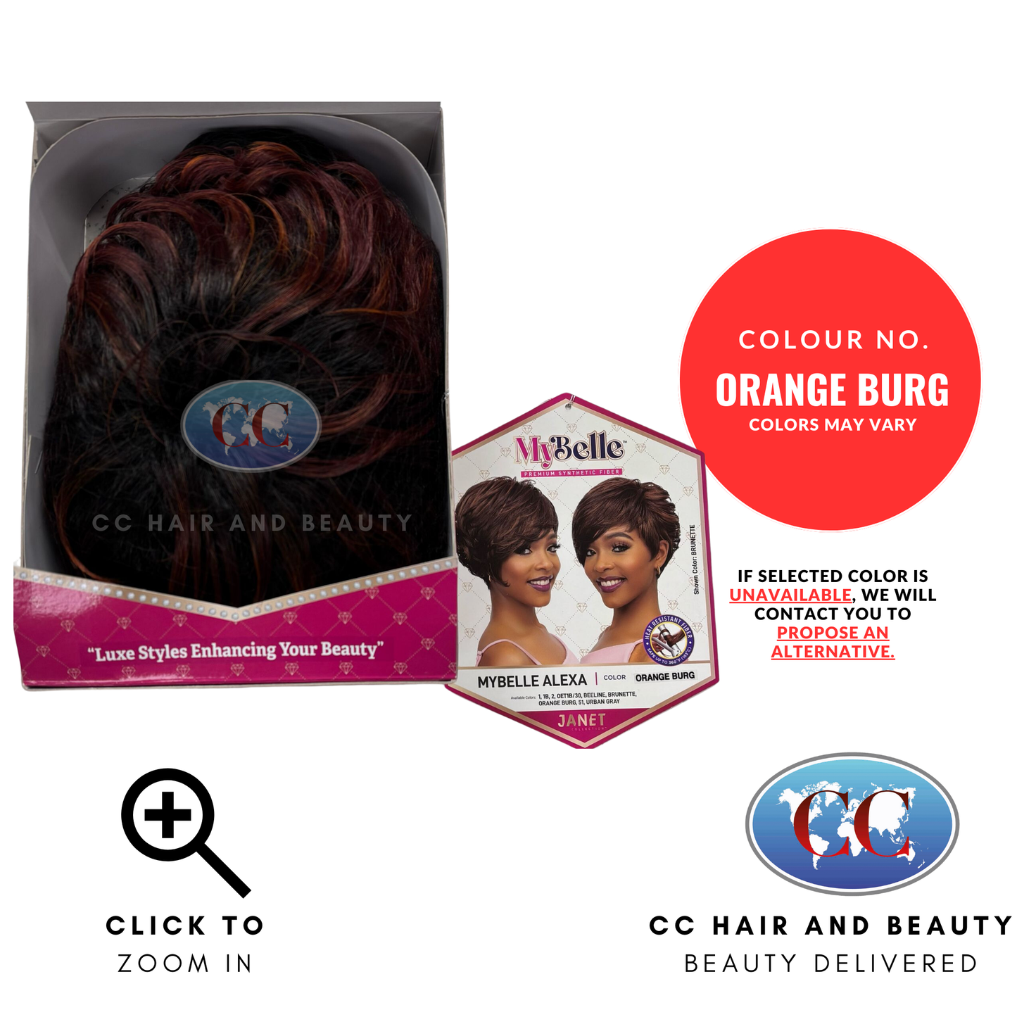 Janet Collection Synthetic Hair Wig - Mybelle Alexa