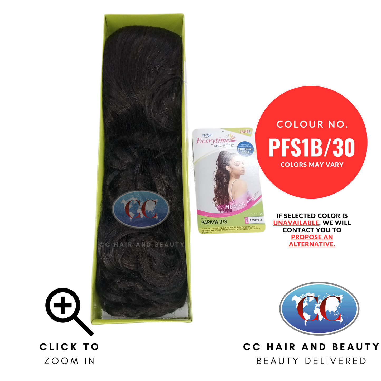Janet Collection Synthetic Ponytail - Papaya-Colour PFS1B/30