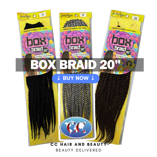 Jazzy Hair Box Braid Crochet Braid - 20"