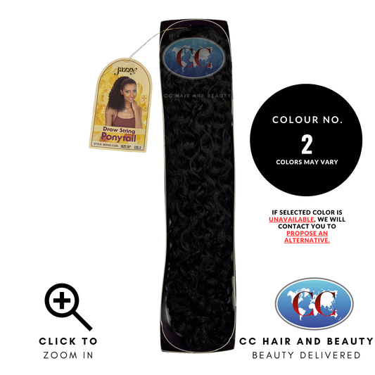 Jazzy Draw String Ponytail 20" - Boho Curl-Colour 2