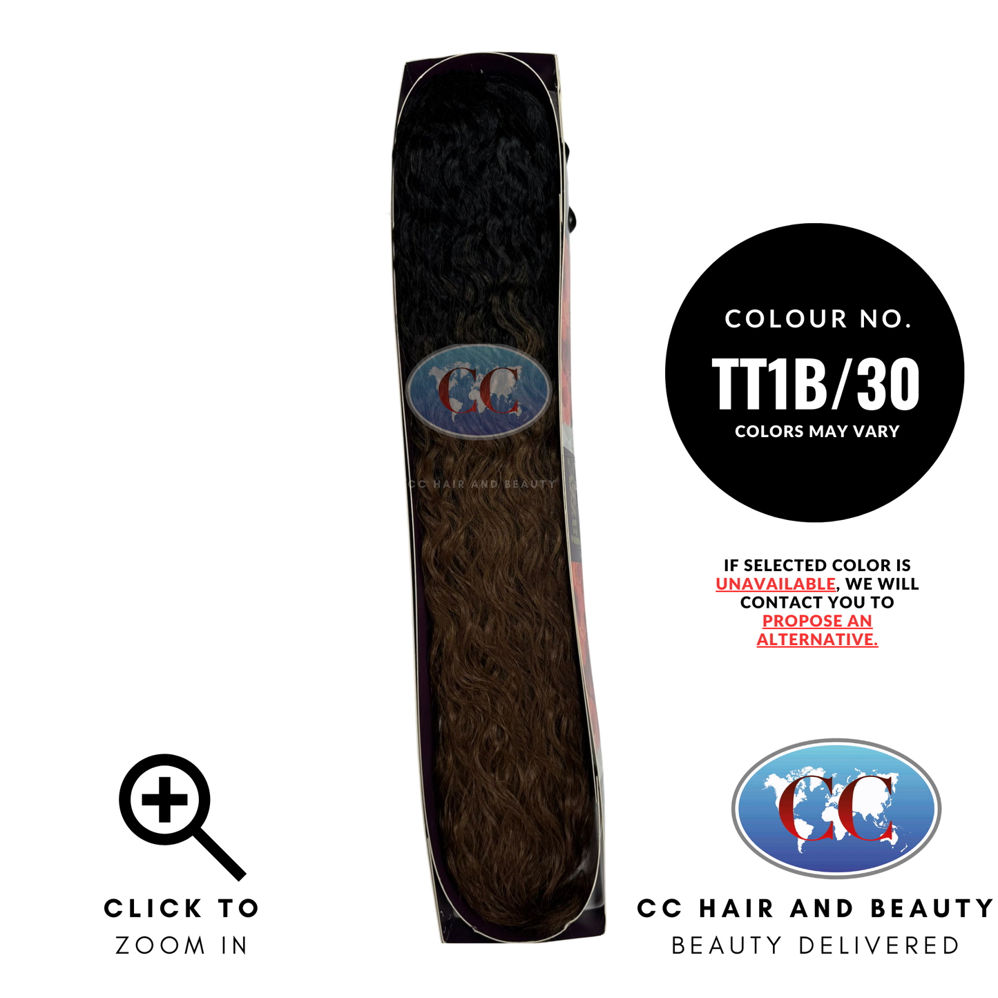 Jazzy Drawstring Ponytail 20" -Syncro-Colour TT1B/30