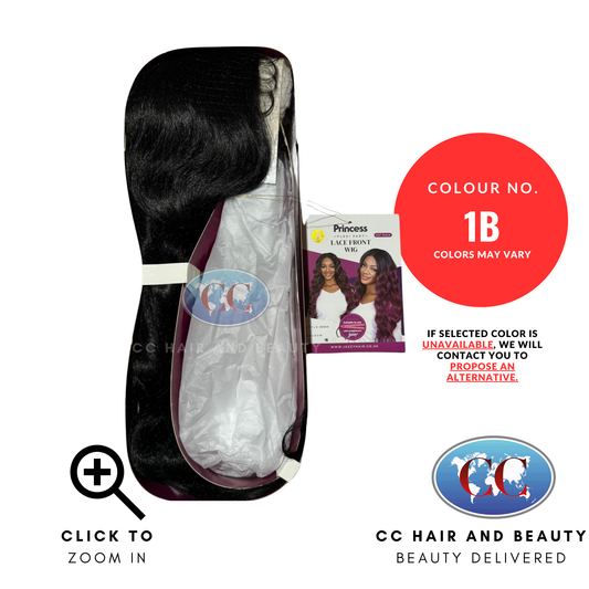 Jazzy Hair Princess Flexi Part Lace Front Wigs - Keisha-Colour 1B