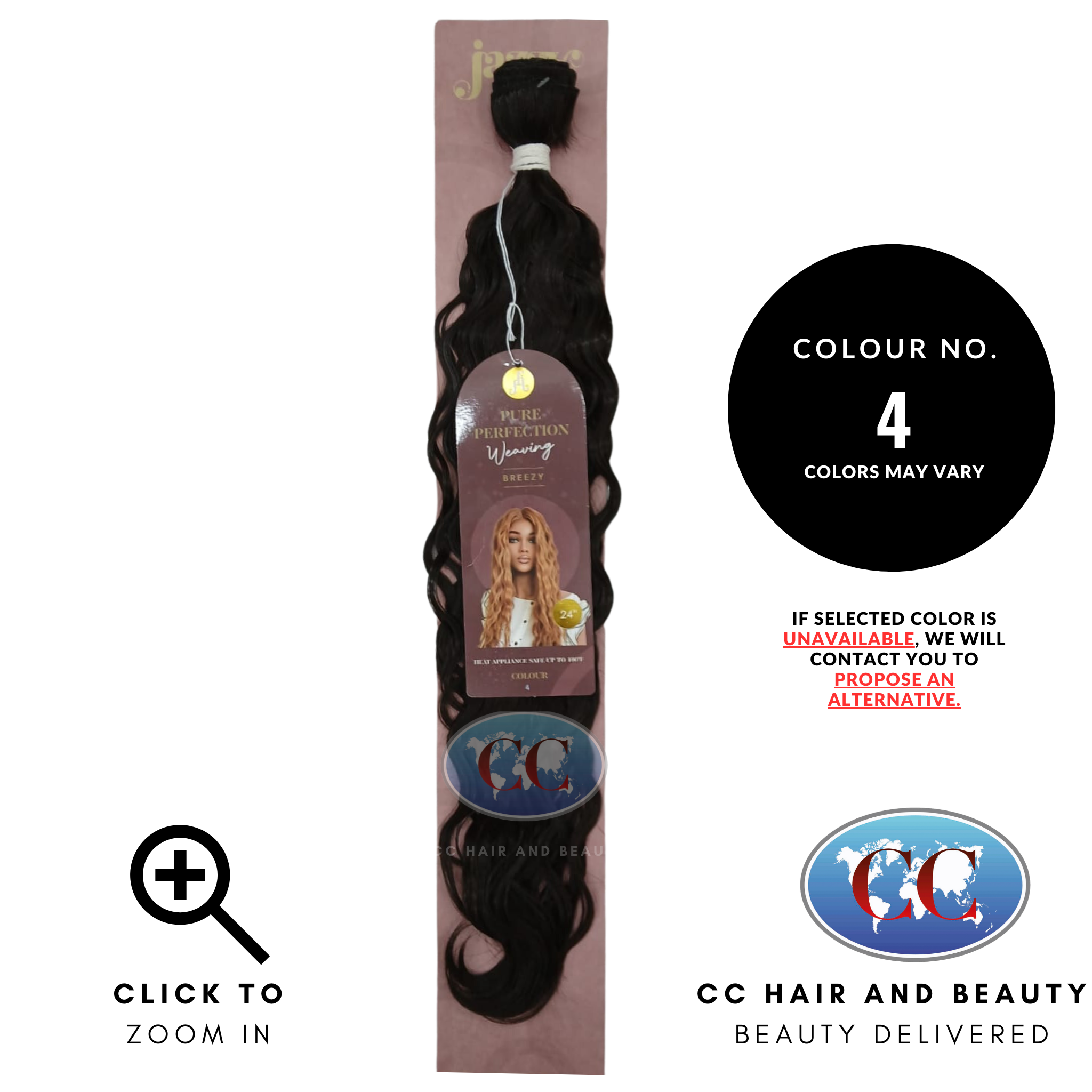 Jazzy Pure Perfection Weaving Hair - Breezy Wave-colour 4