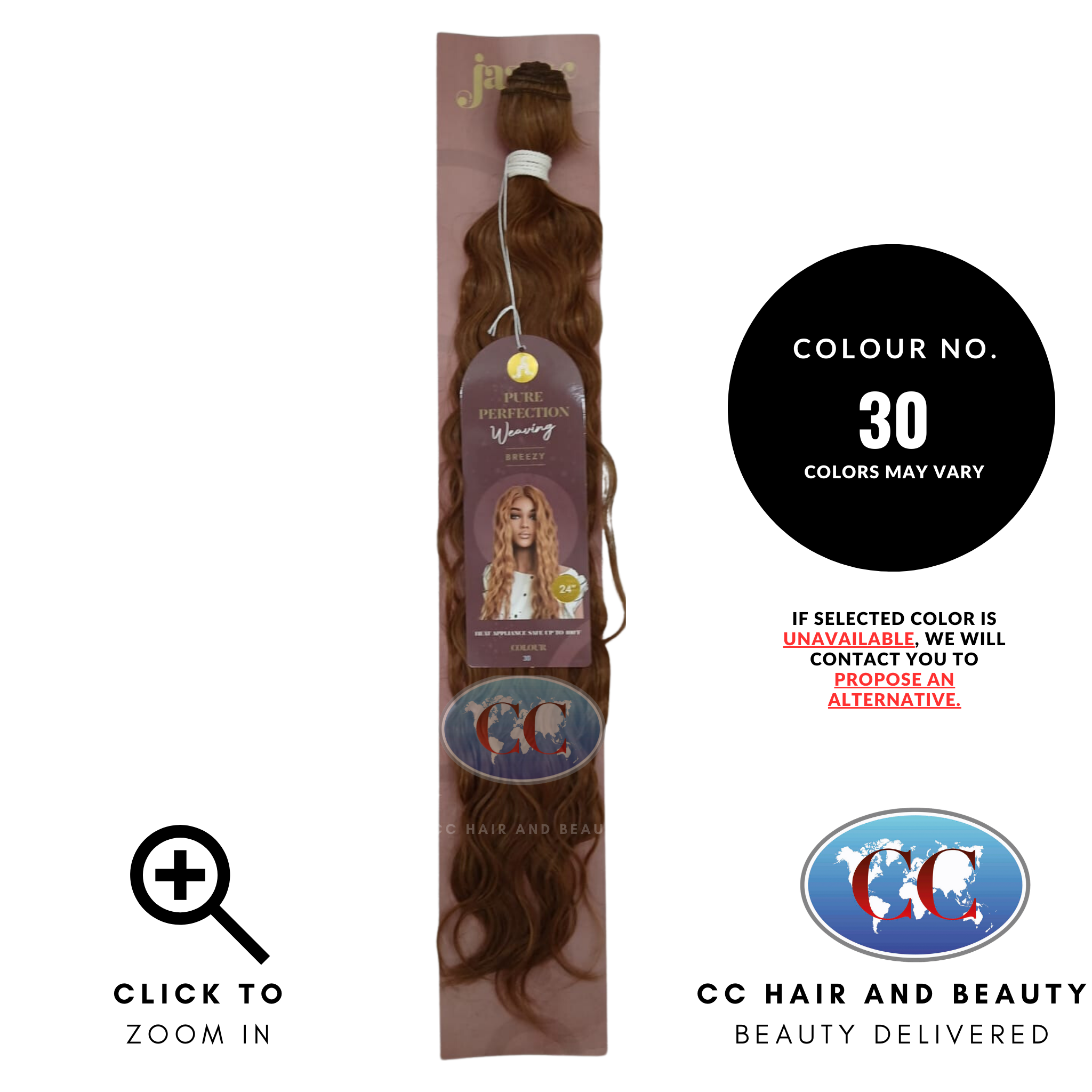 Jazzy Pure Perfection Weaving Hair - Breezy Wave-colour 30