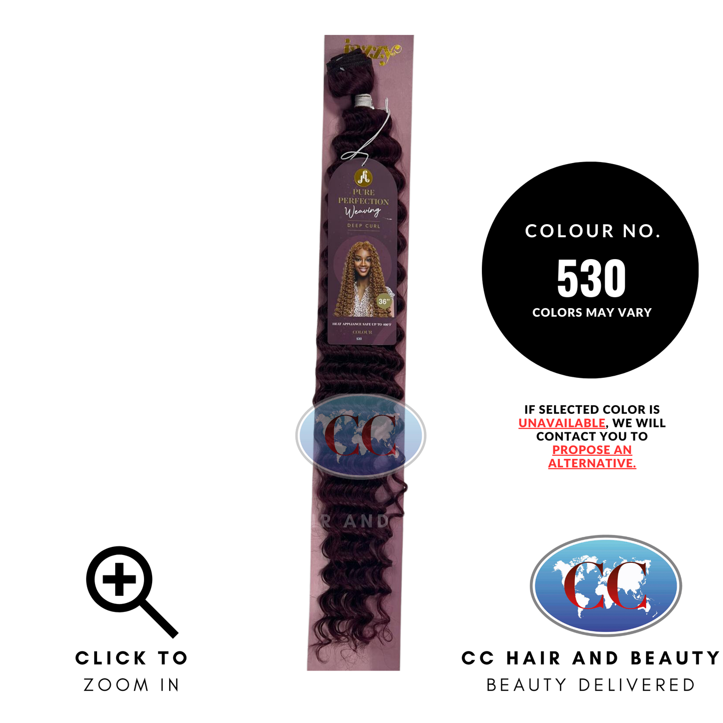 Jazzy Pure Perfection Weaving Hair - Deep Curl 36"-colour 530