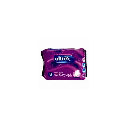 Ultrex Ultra Night Sanitary Pads 8s