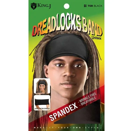 King.J Unisex Spandex Dreadlocks Band