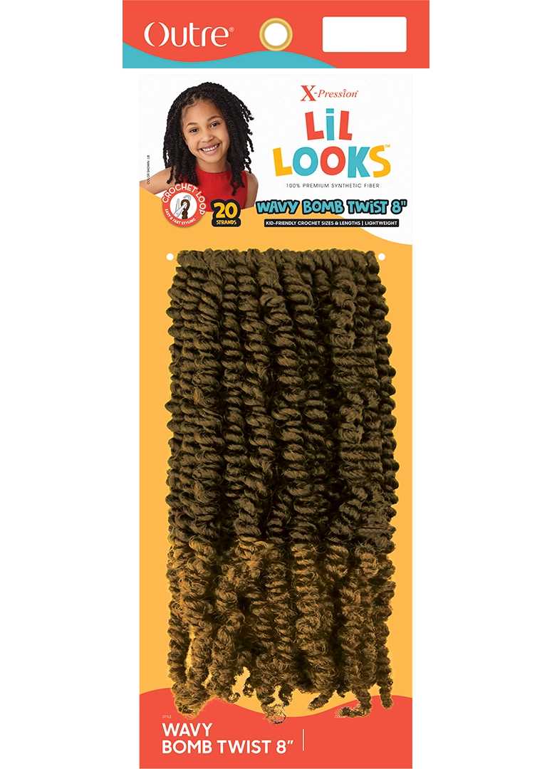 Outre X-pression Lil Looks - Wavy Bomb Twist 8"