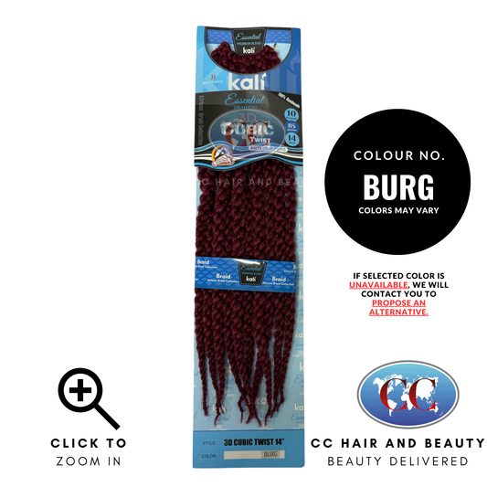 Kali Essential - 3D Cubic Twist 14"-Colour BURG