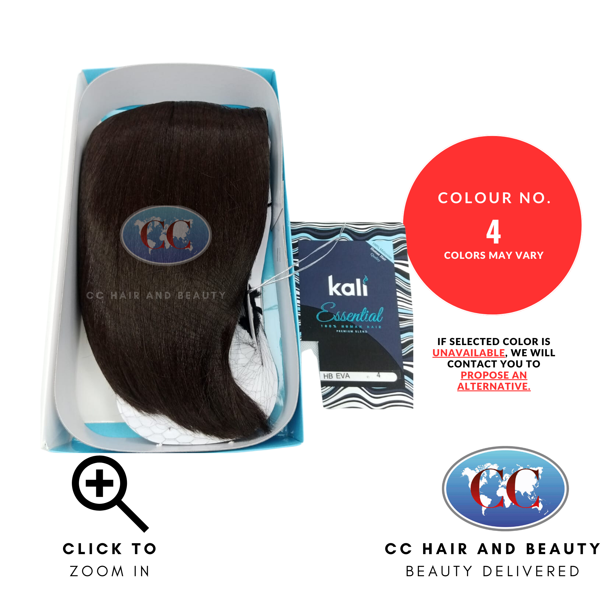 Kali Essential HB EVA 100% Human Hair Premium Blend Best Quality Wig-colours 4