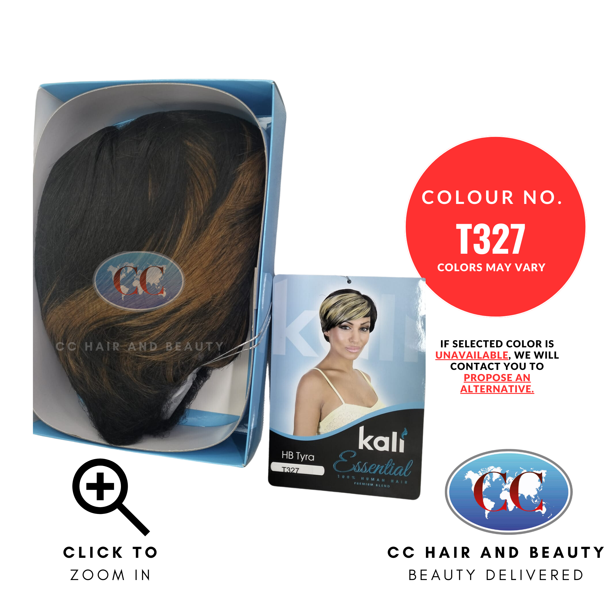 Kali Essential HB TYRA  100% Human Hair Premium Blend Best Quality Wig-colour T327