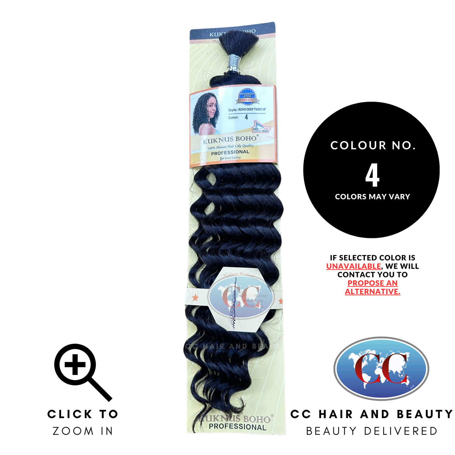 Kuknus Collection Boho Deep Twist 14"