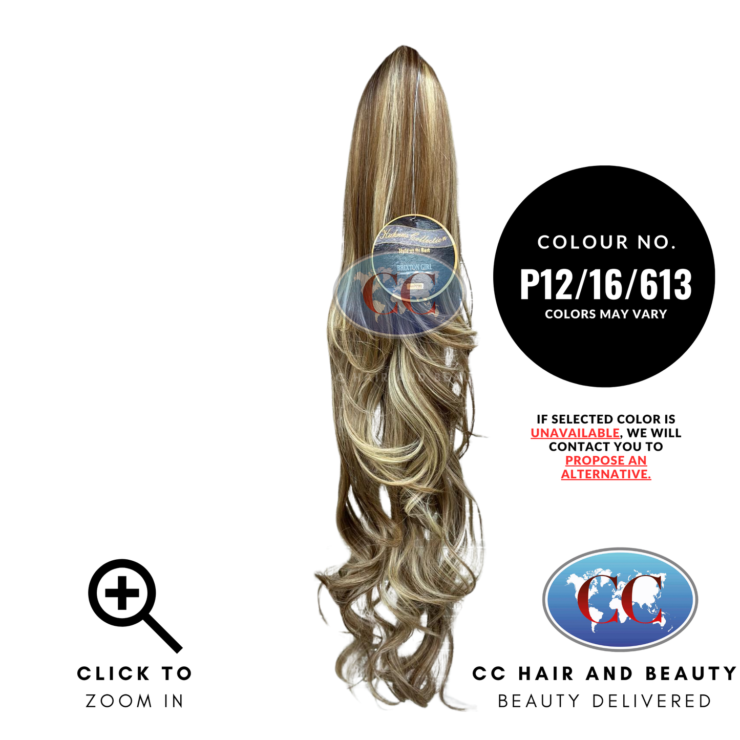 Kuknus Collection Brixton Girl Ponytail-Colour P12/16/613