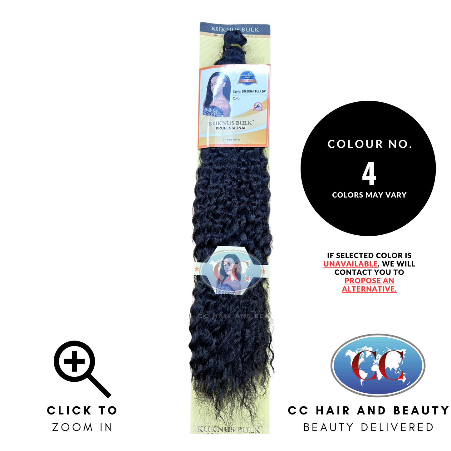 Kuknus Collection Crochet Brazilian Bulk 20''-colour 4