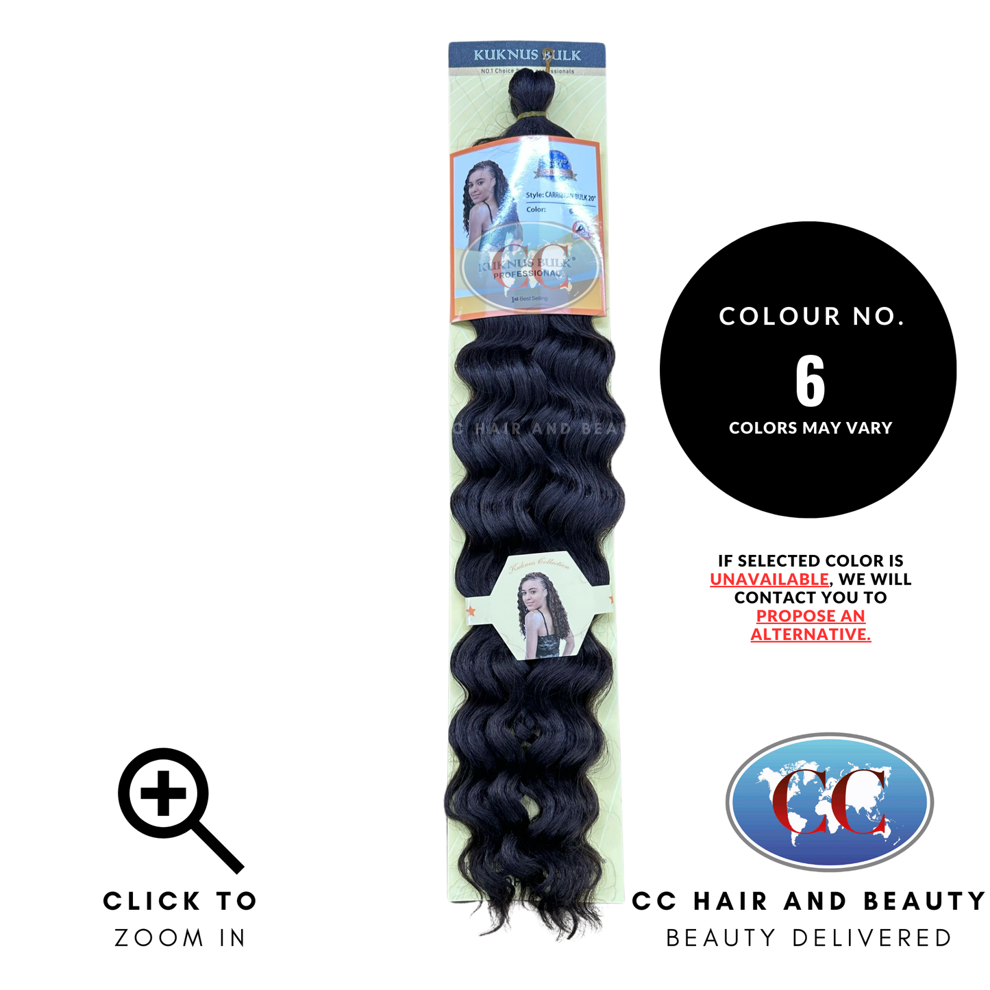 Kuknus Collection Crochet Carribean Bulk 20''