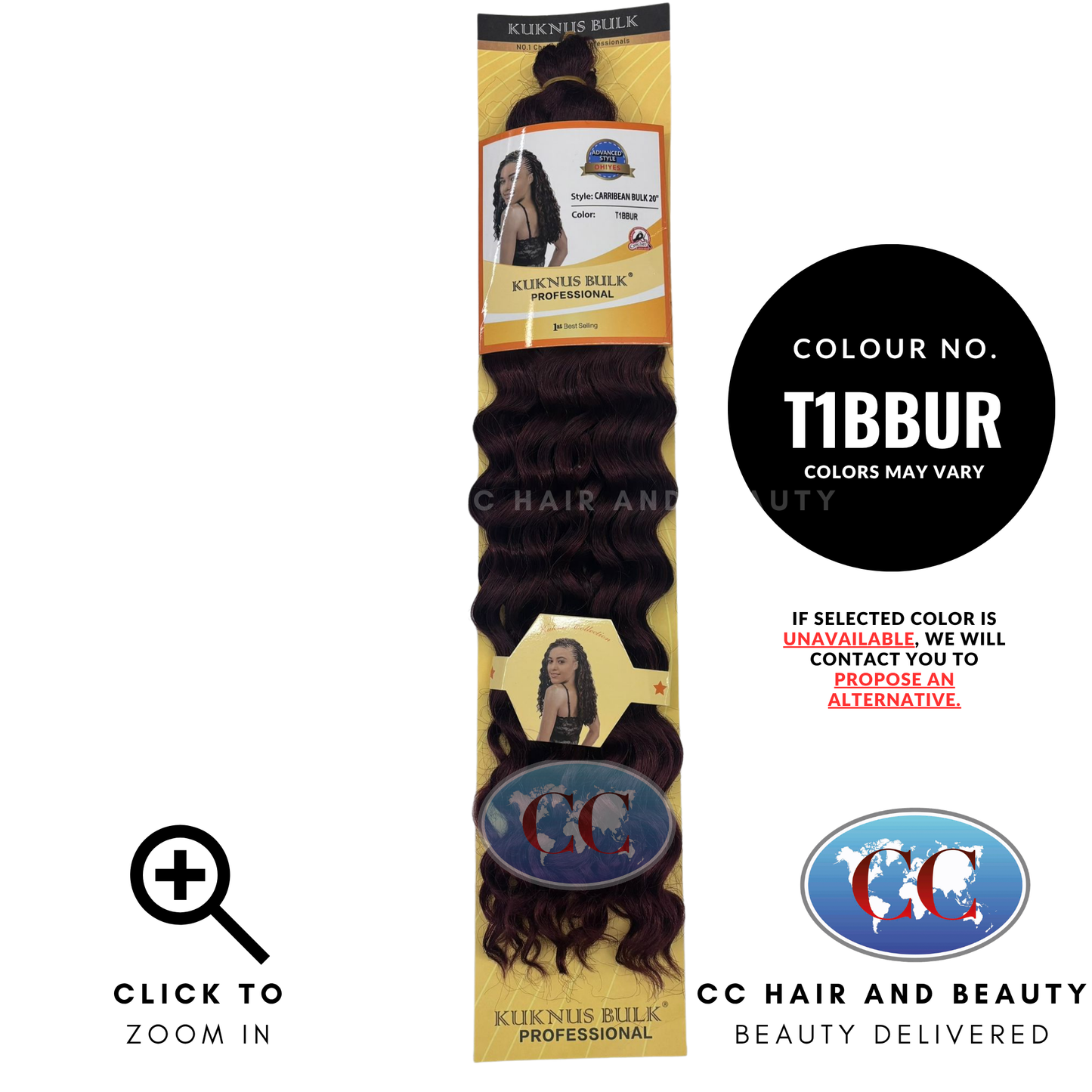 Kuknus Collection Crochet Carribean Bulk 20''-T1BBUR