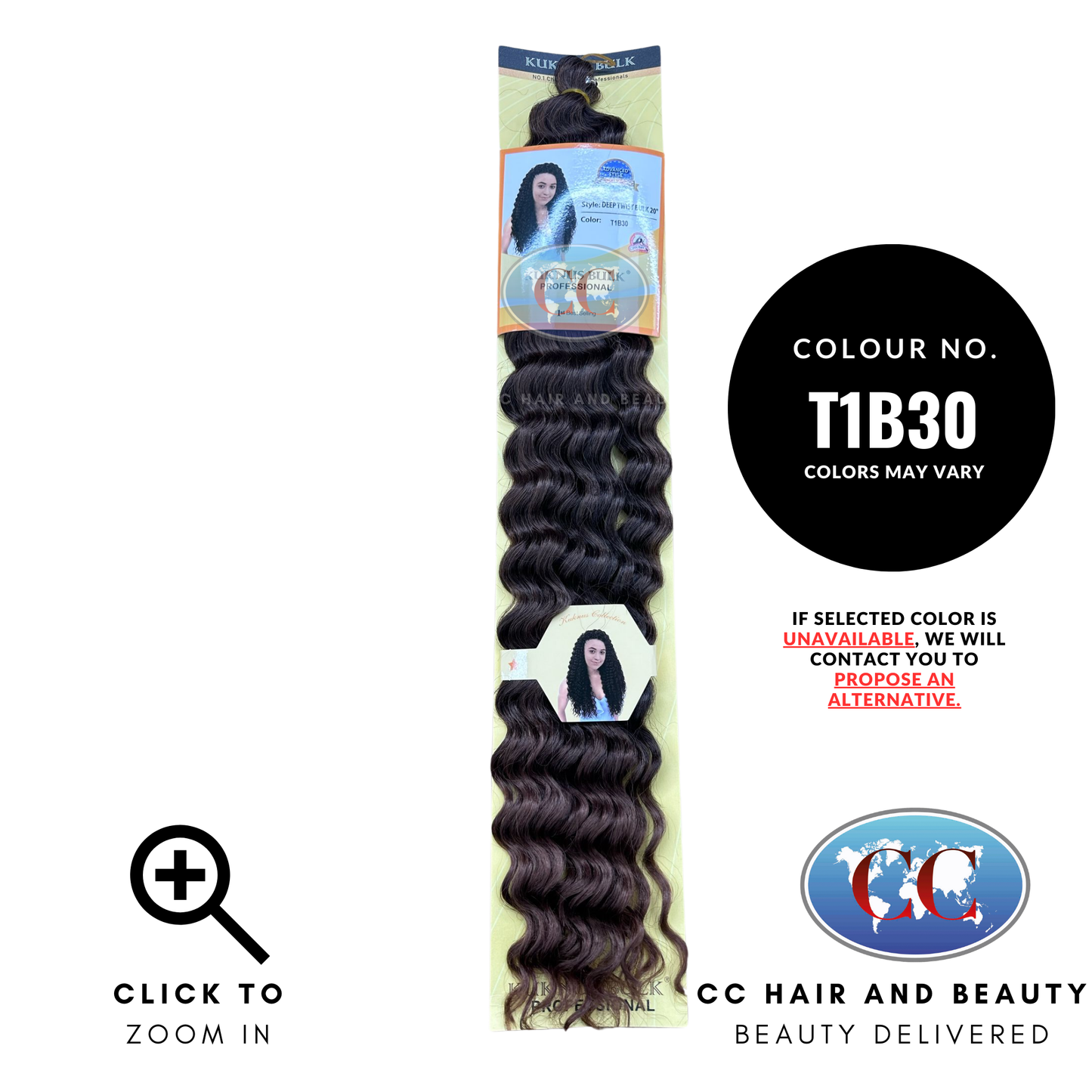 Kuknus Collection Crochet Deep Twist Bulk 20''