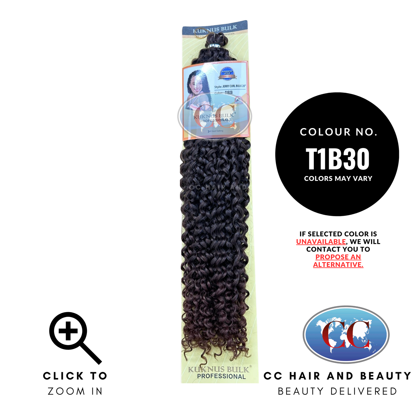 Kuknus Collection Jerry Curl Bulk 20''
