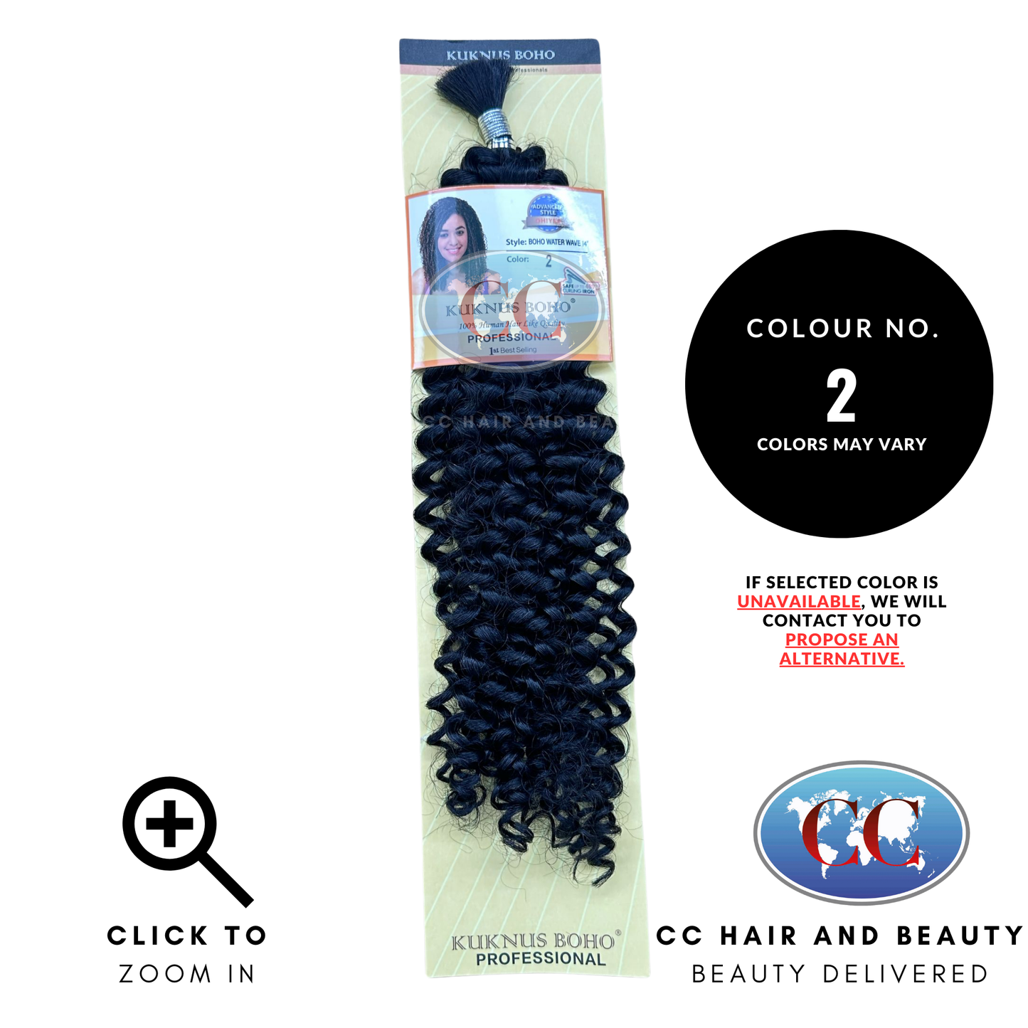 Kuknus collection Boho Water Wave 14"