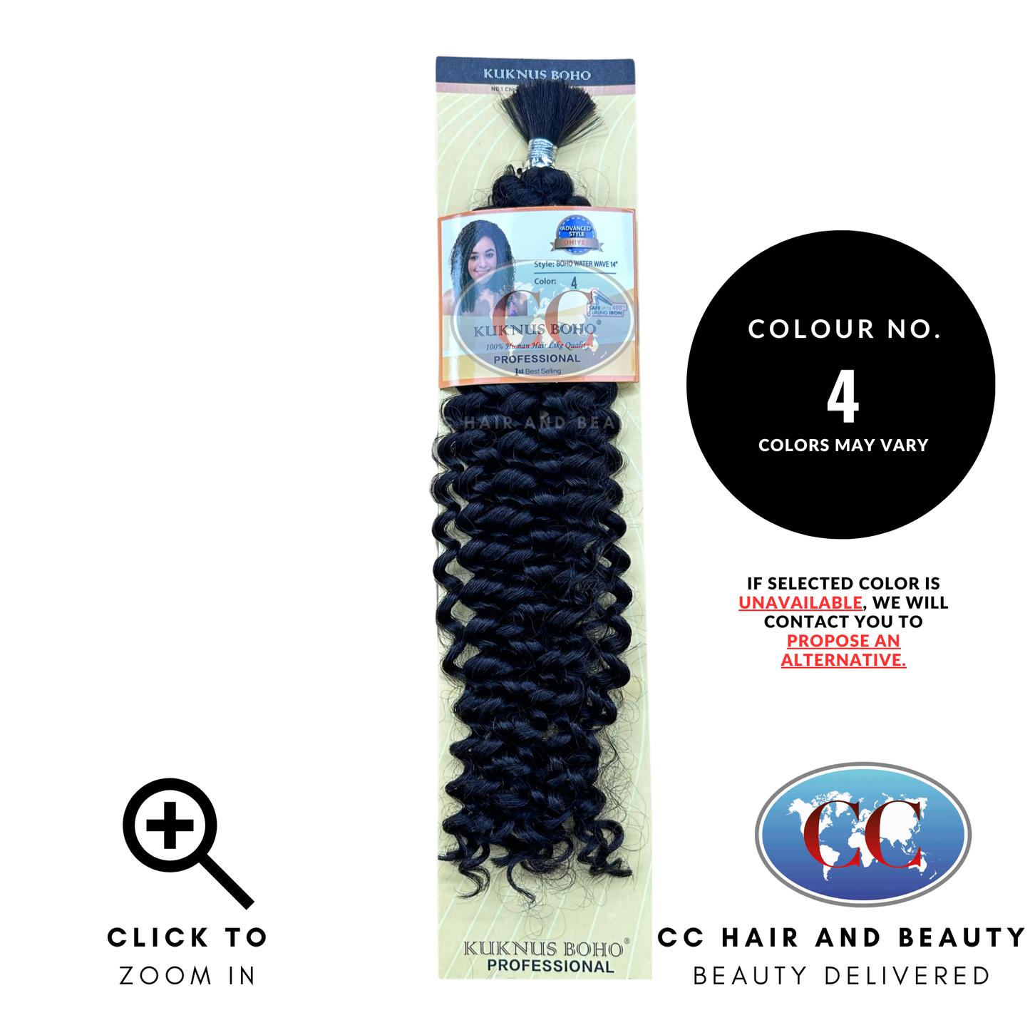 Kuknus collection Boho Water Wave 14"