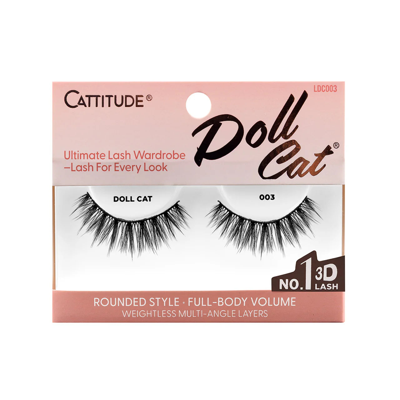 Ebin New York Cattitude Lashes - Doll Cat