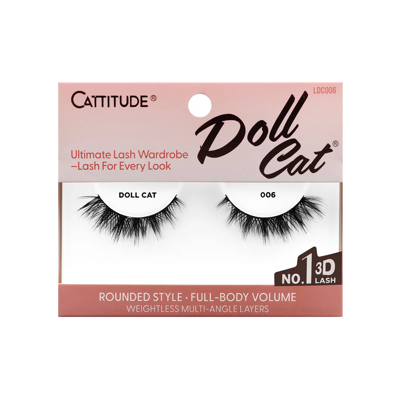 Ebin New York Cattitude Lashes - Doll Cat