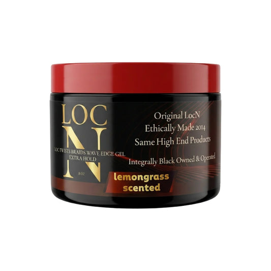 Locs & Braids Loc Twist Braids Wave Edge Gel Extra Hold - Lemongrass Scented