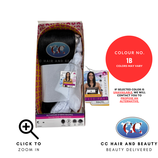 Obsession Synthetic Hair Lace Front Wig Free Part - Hazel- colour 1B