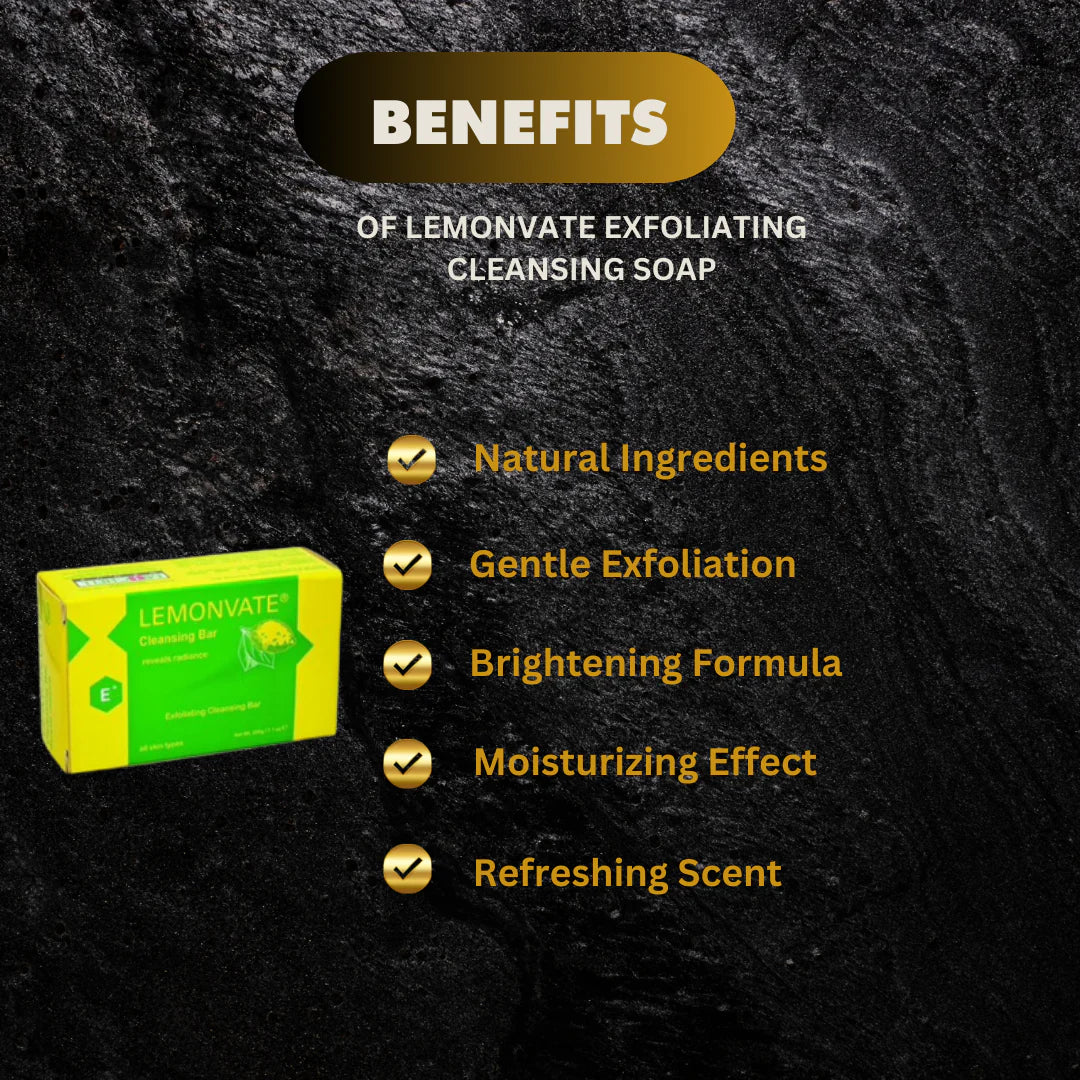 Lemonvate Exfoliating Cleansing Soap