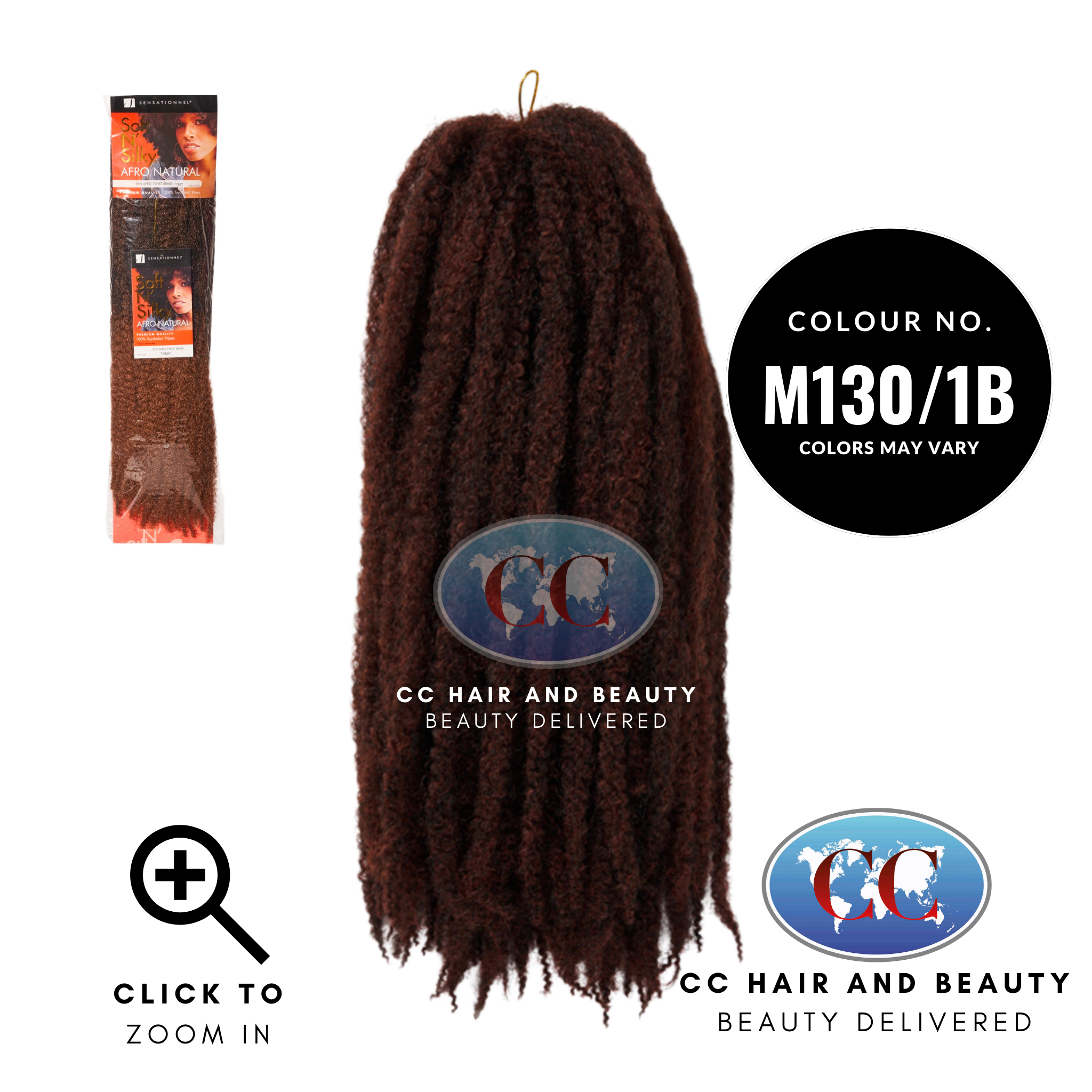 Soft N Silky Afro Natural Twist Braid-Colour M130/1B