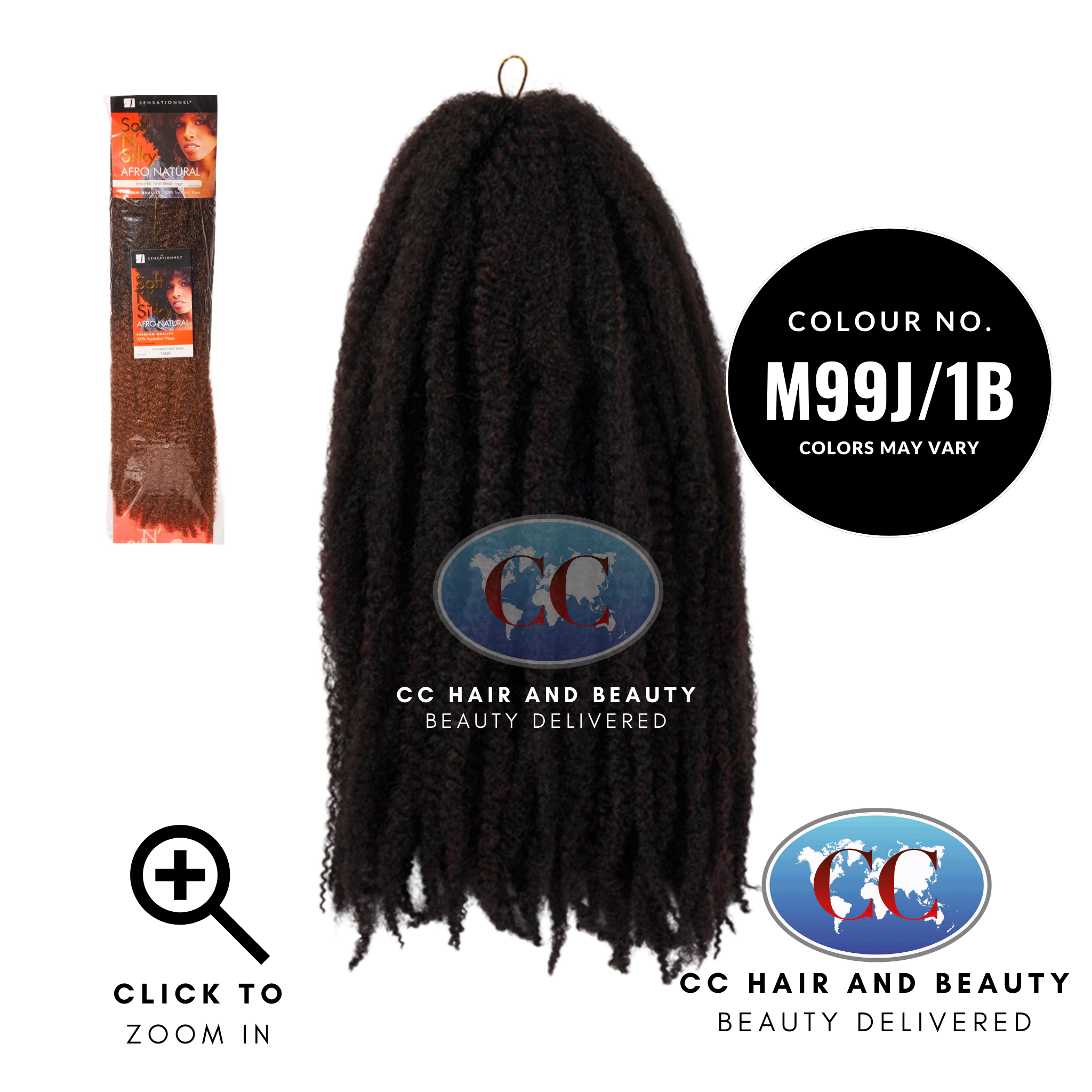 Soft N Silky Afro Natural Twist Braid-Colour M99J/1B