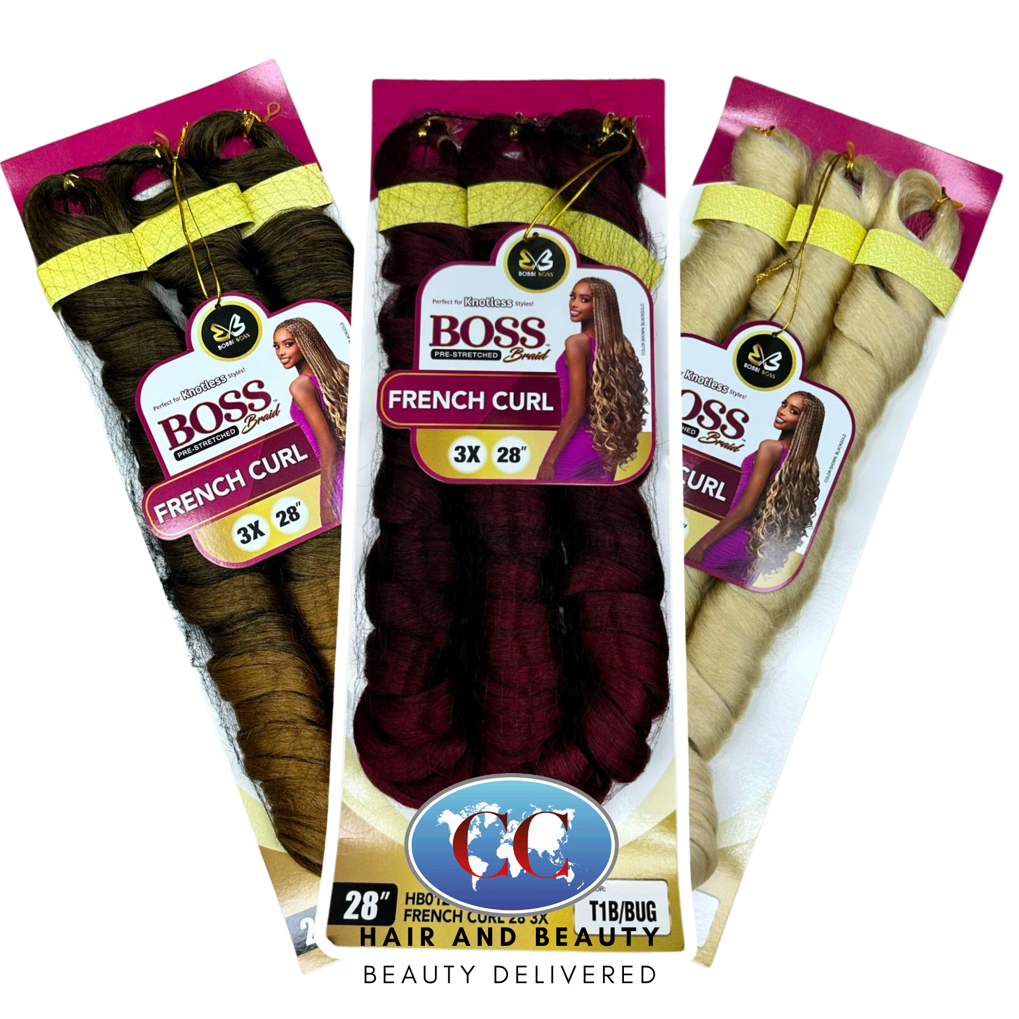 Bobbi Boss 3x French Curl Braids 20" & 28"
