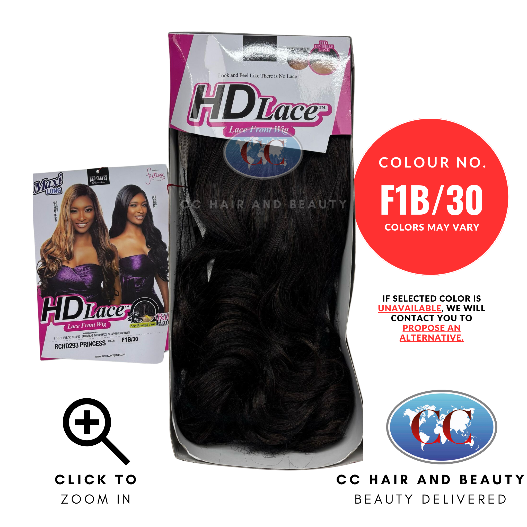 Mane Concept Red Carpet 4" Hd Lace Front Wig - Princess