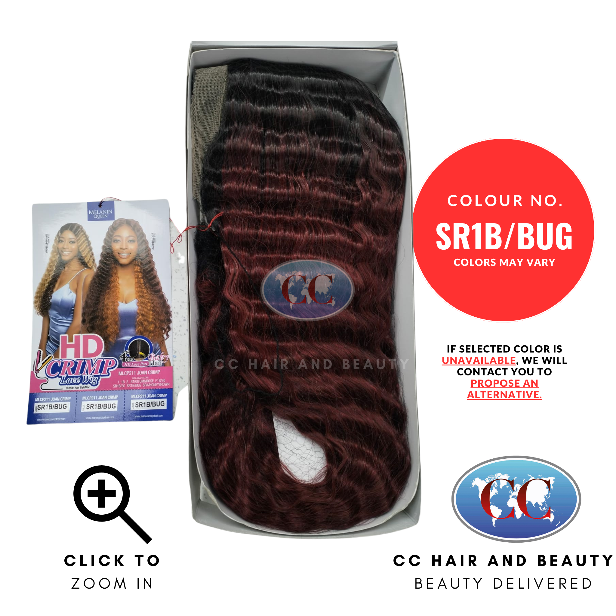 Mane Concept Red Carpet HD Lace Wigs - MLCP211 Joan Crimp