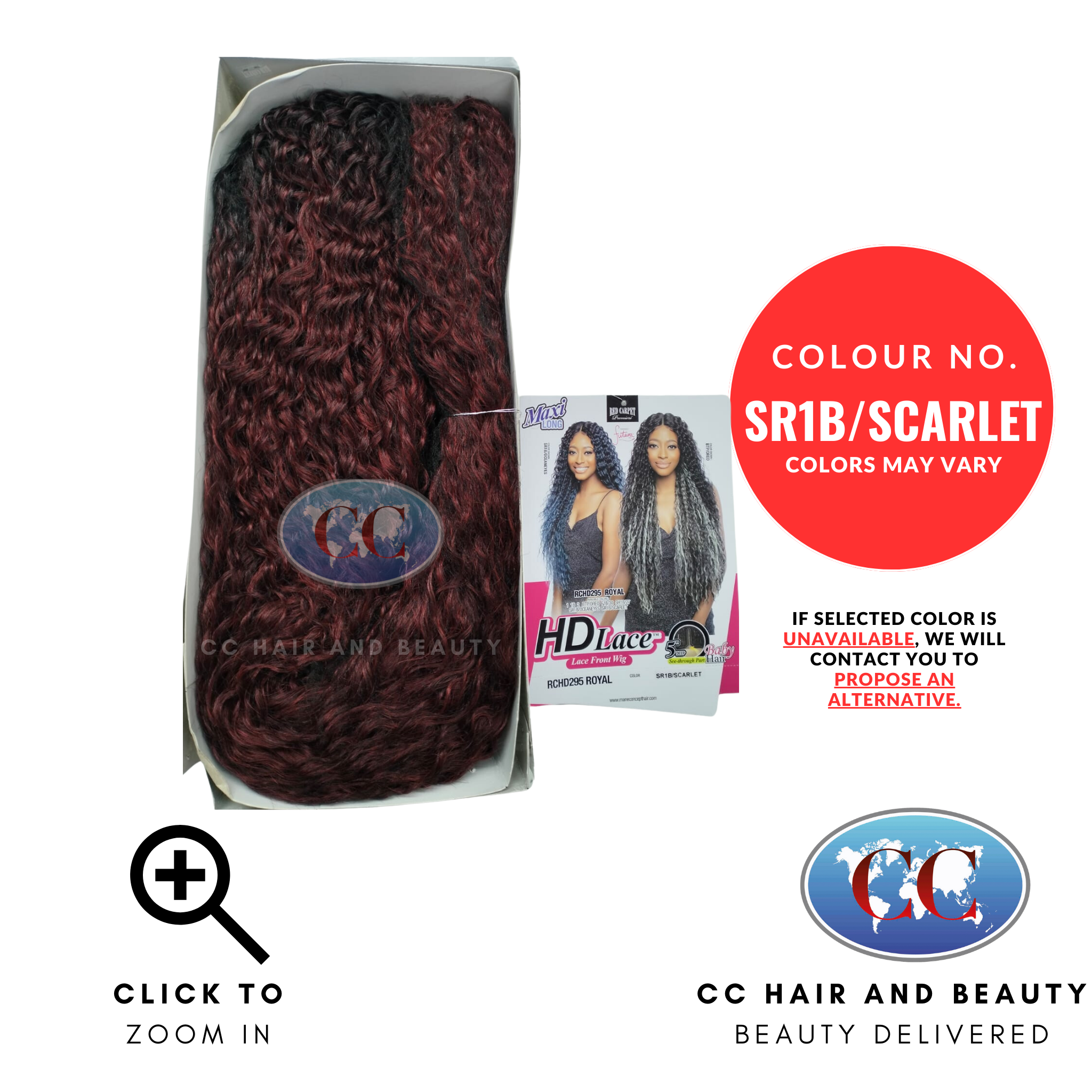 Mane Concept Red Carpet Synthetic Hd Lace Front Wig - RCHD295 Royal