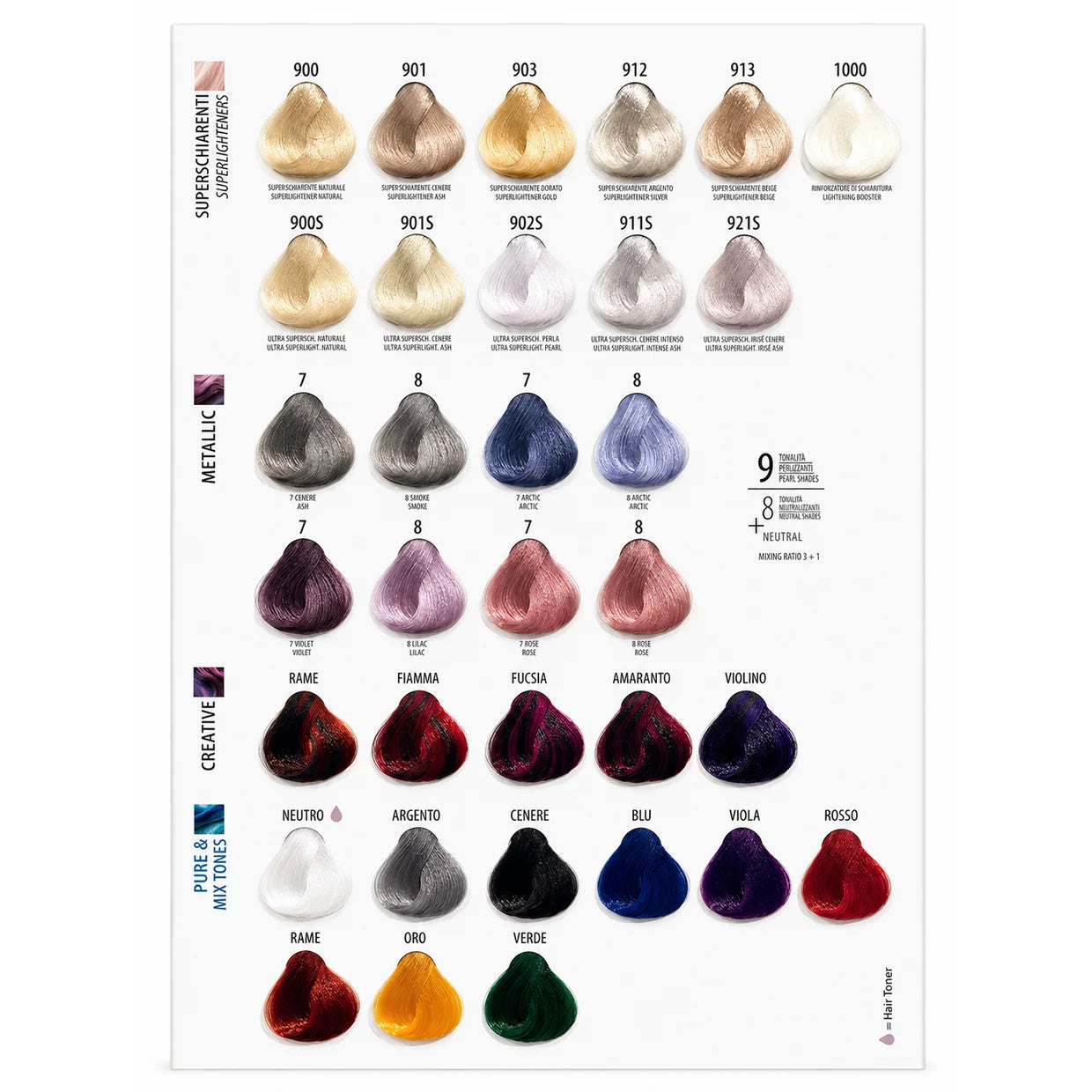 Maxima Professional Plex Hair Colouring Cream - Metallic Colours 100ml