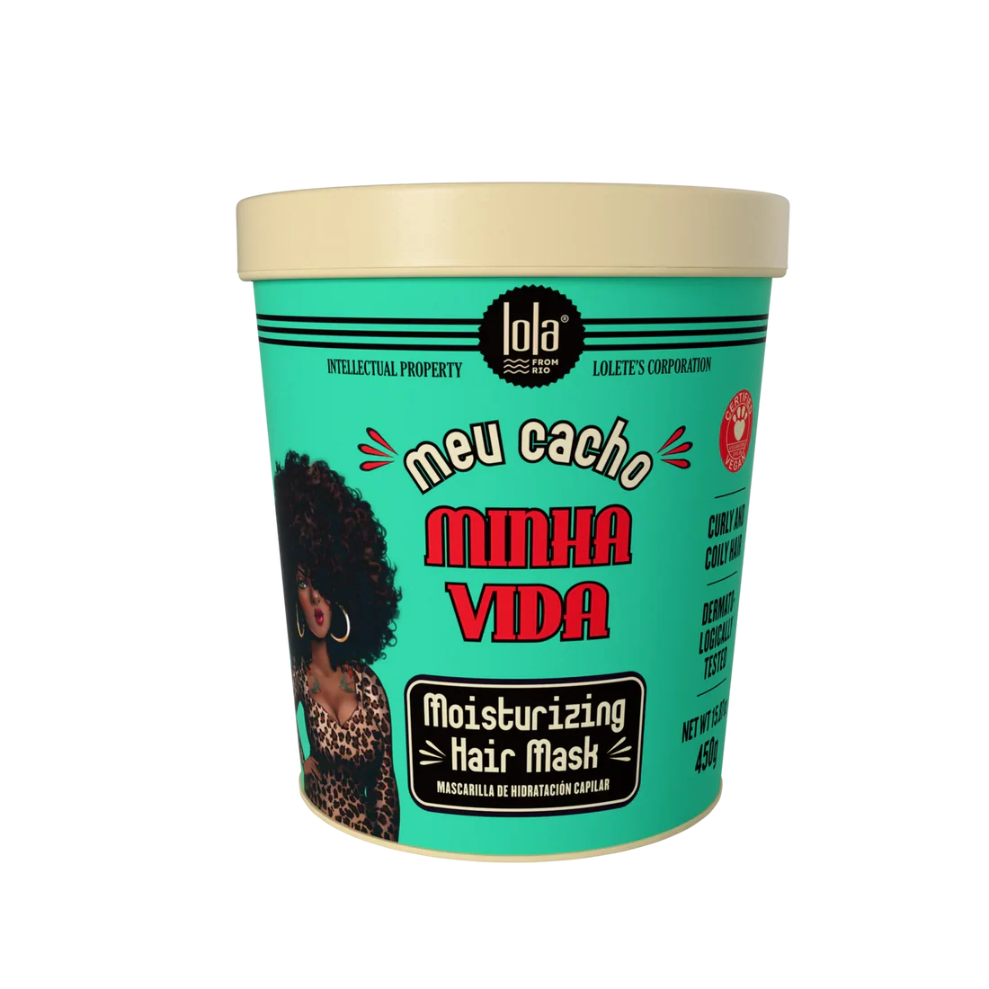 Lola From Rio Meu Cacho Minha Vida Moisturizing Hair Mask 15.22oz